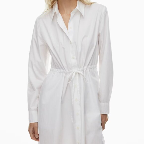 Wilfred Dresses & Skirts - Elegant White Shirt Dress